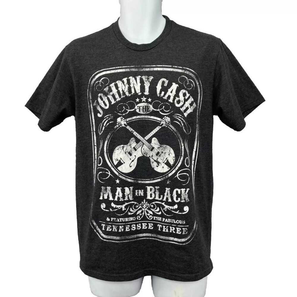 Gray Johnny Cash Shirt Size S